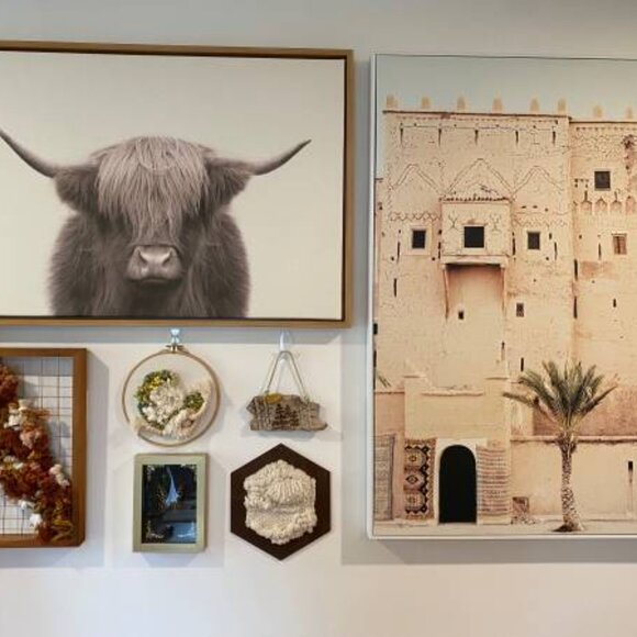 GoodKnots585 "Ode to Autumn" Handmade 3D Fiber Art - Picture 2 of 5